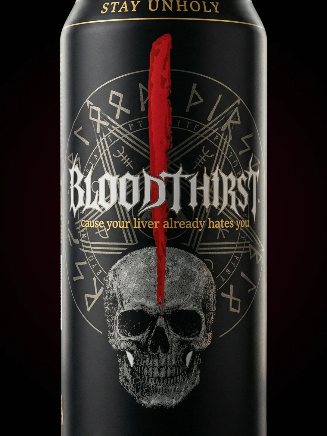 Close study of the exact BloodThirst Batch 001 front mark