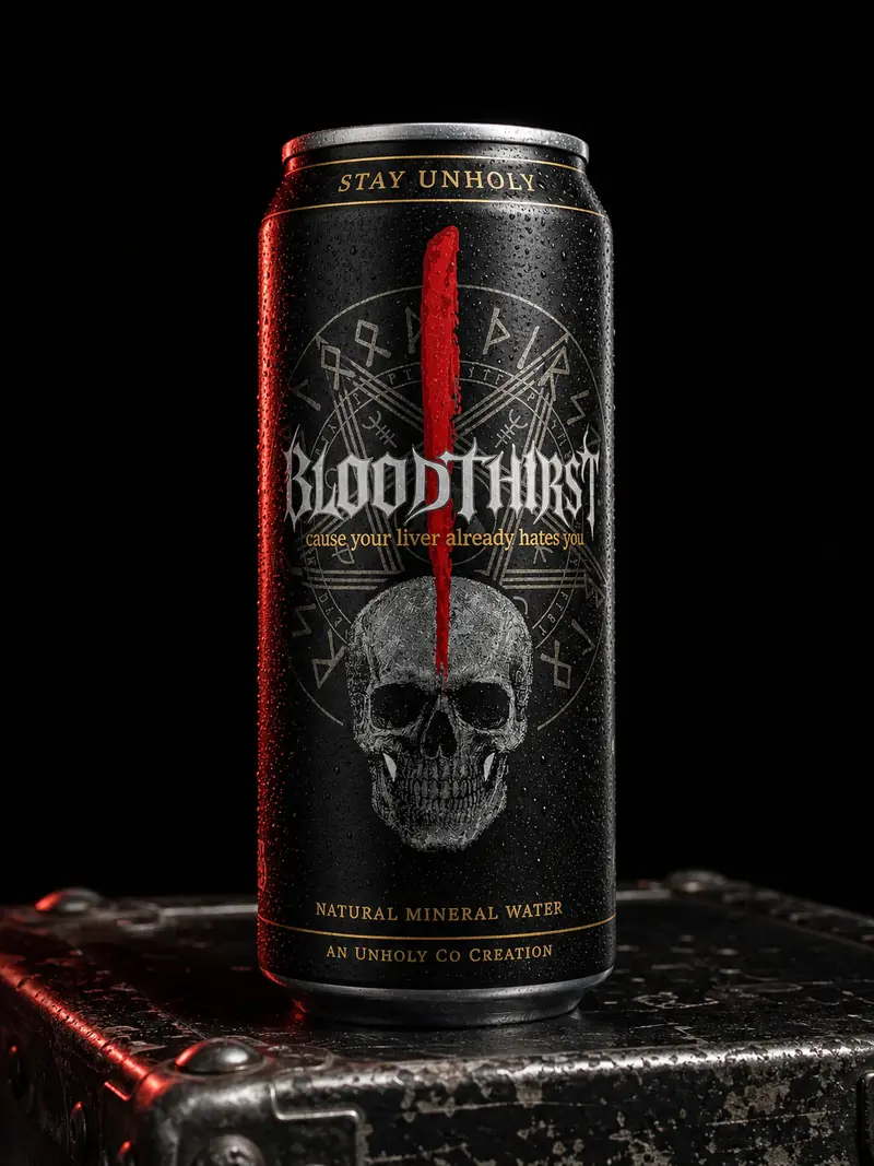 THE CAN — cold steel. colder can.